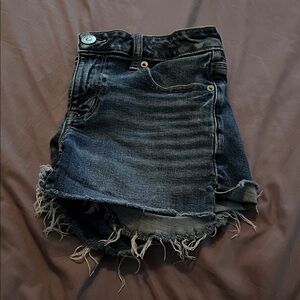 Frayed Denim Shorts